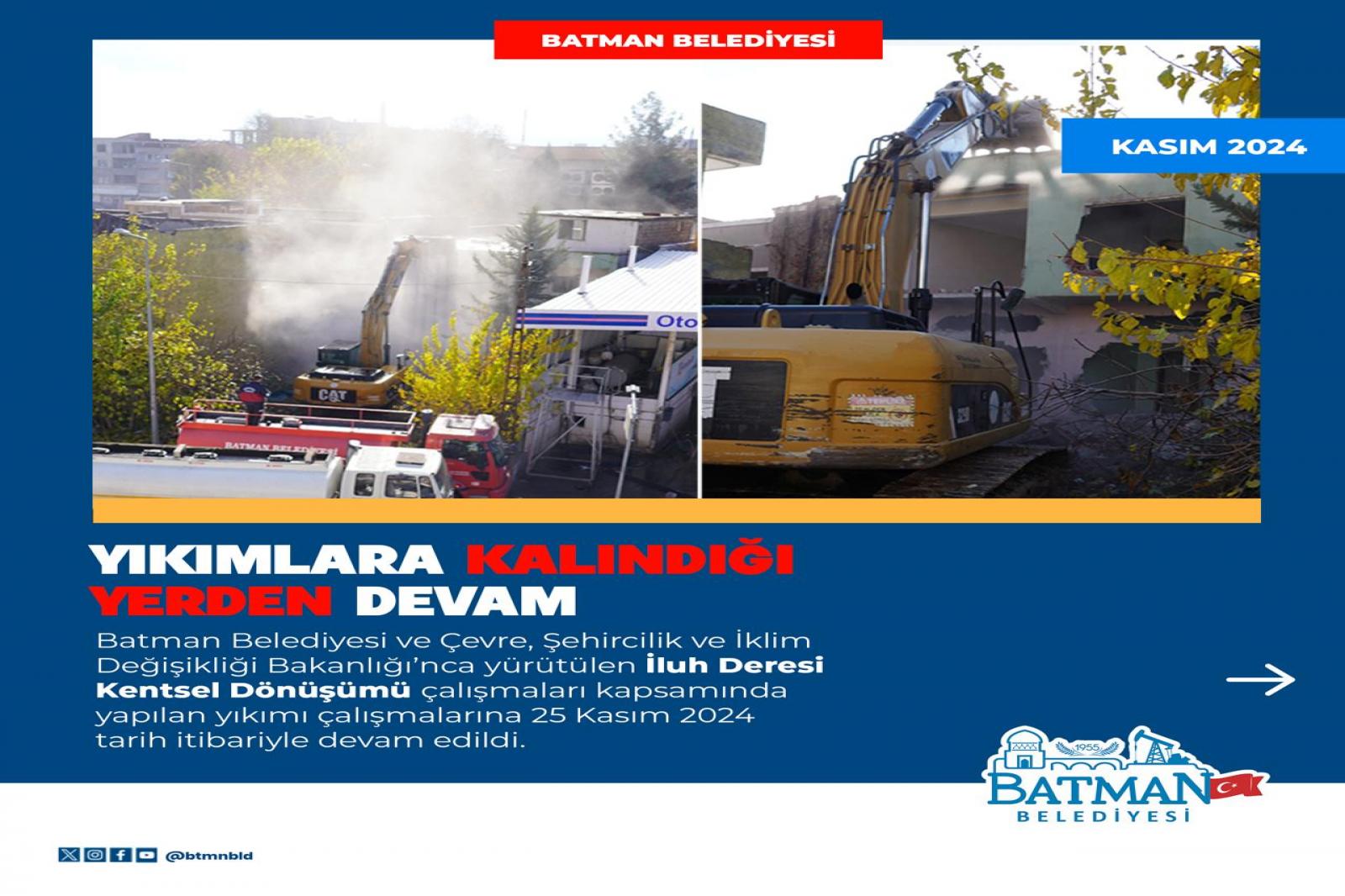 Belediye Kentsel Dönüşüm Yıkımlarına Başladı