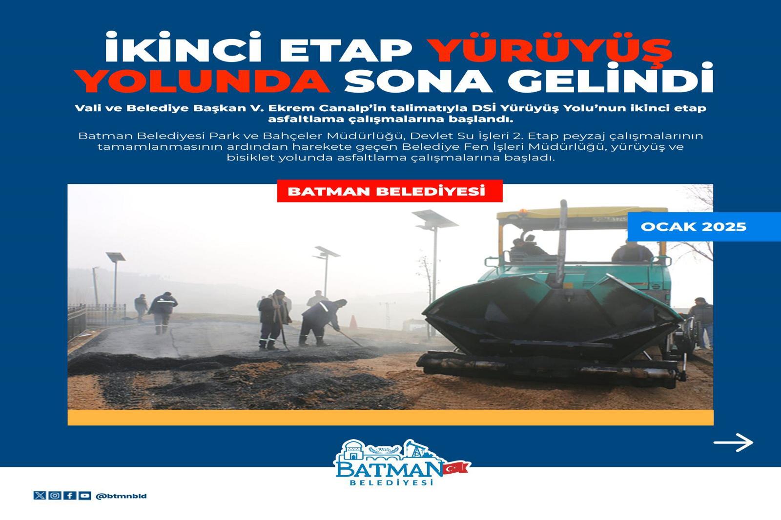 İKİNCİ ETAP YÜRÜYÜŞ YOLUNDA SONA GELİNDİ