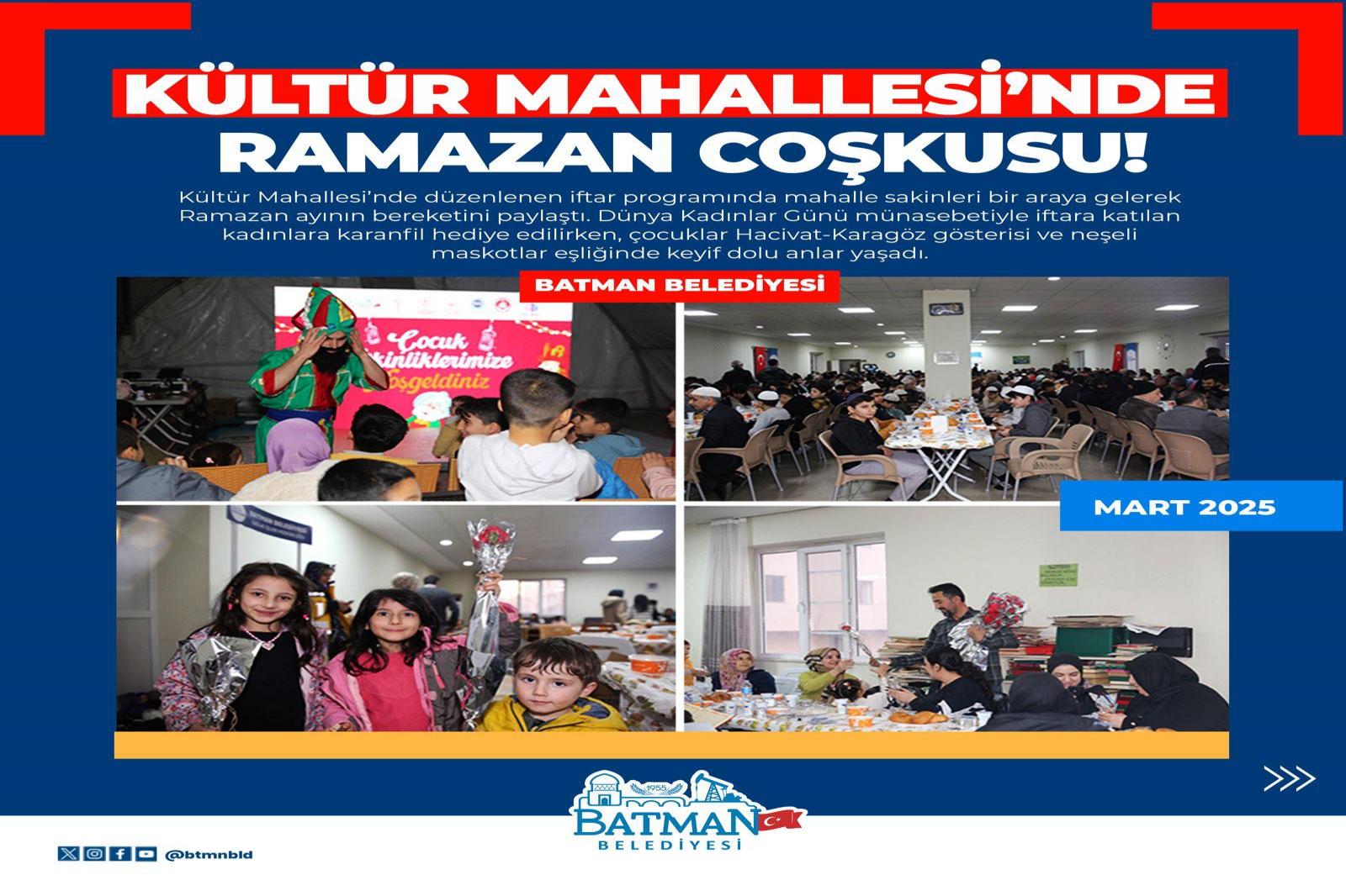 Kültür Mahallesi’nde Ramazan Coşkusu!