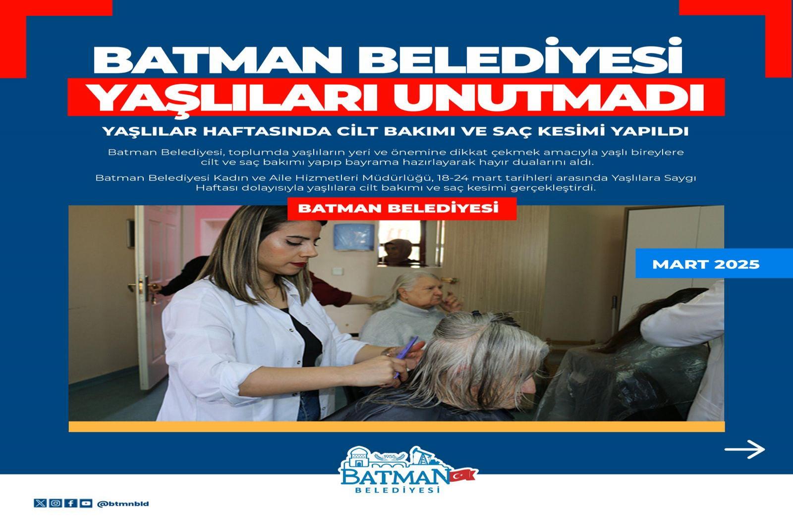 BATMAN BELEDİYESİ YAŞLILARI UNUTMADI