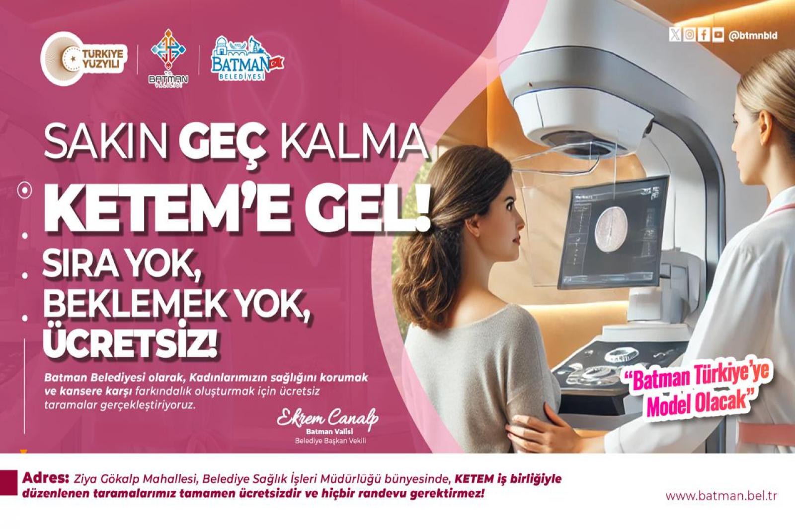 KADINLARIMIZIN SAĞLIĞI İÇİN BURADAYIZ!
