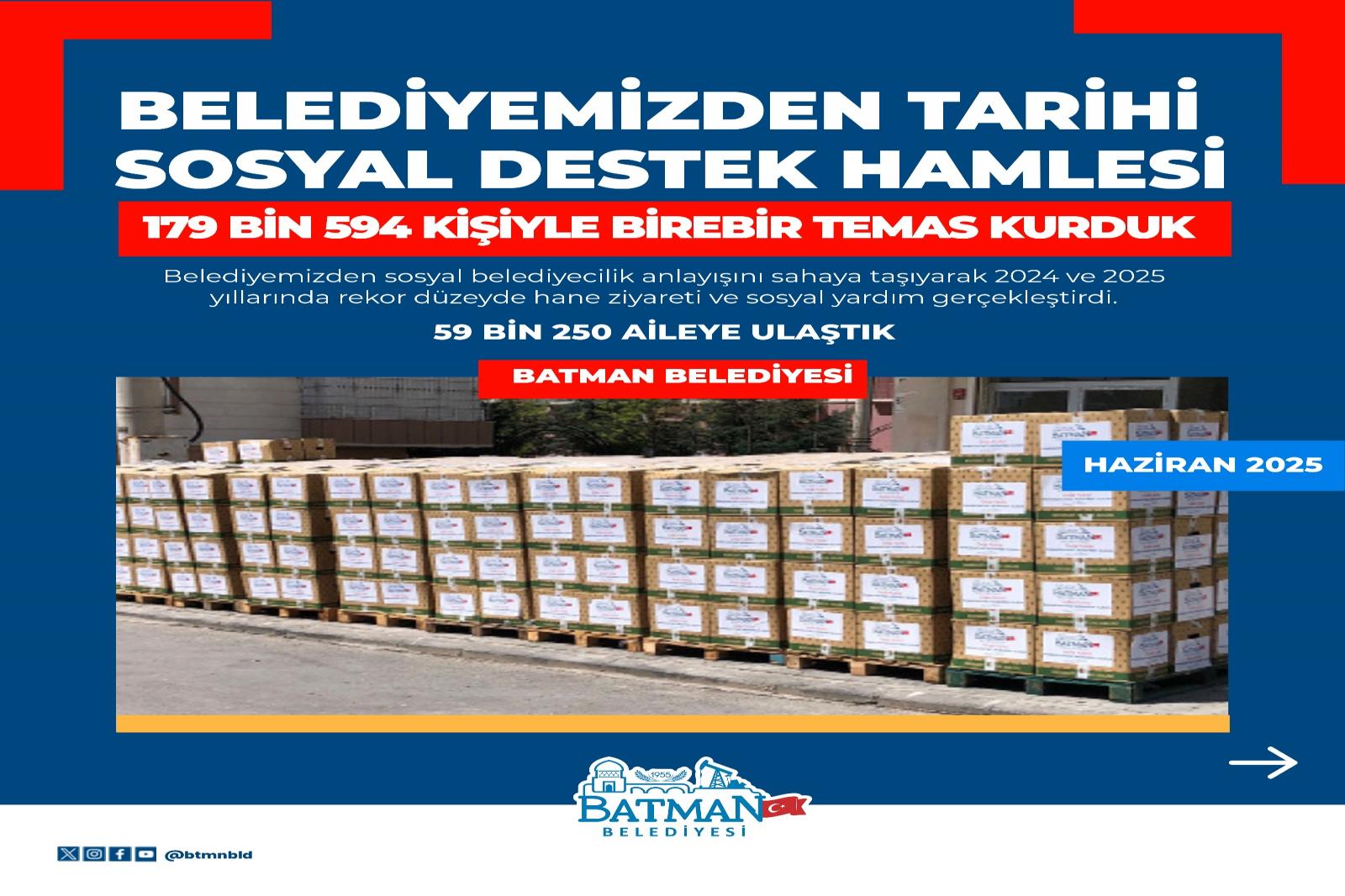 BELEDİYEMİZDEN TARİHİ SOSYAL DESTEK HAMLESİ
