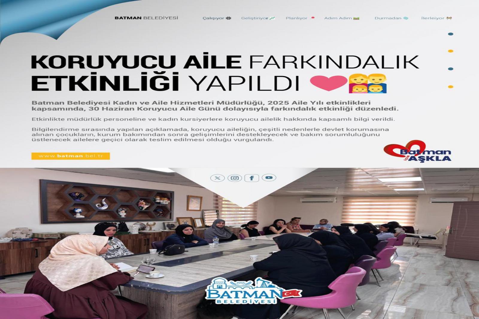 KORUYUCU AİLE FARKINDALIK ETKİNLİĞİ YAPILDI