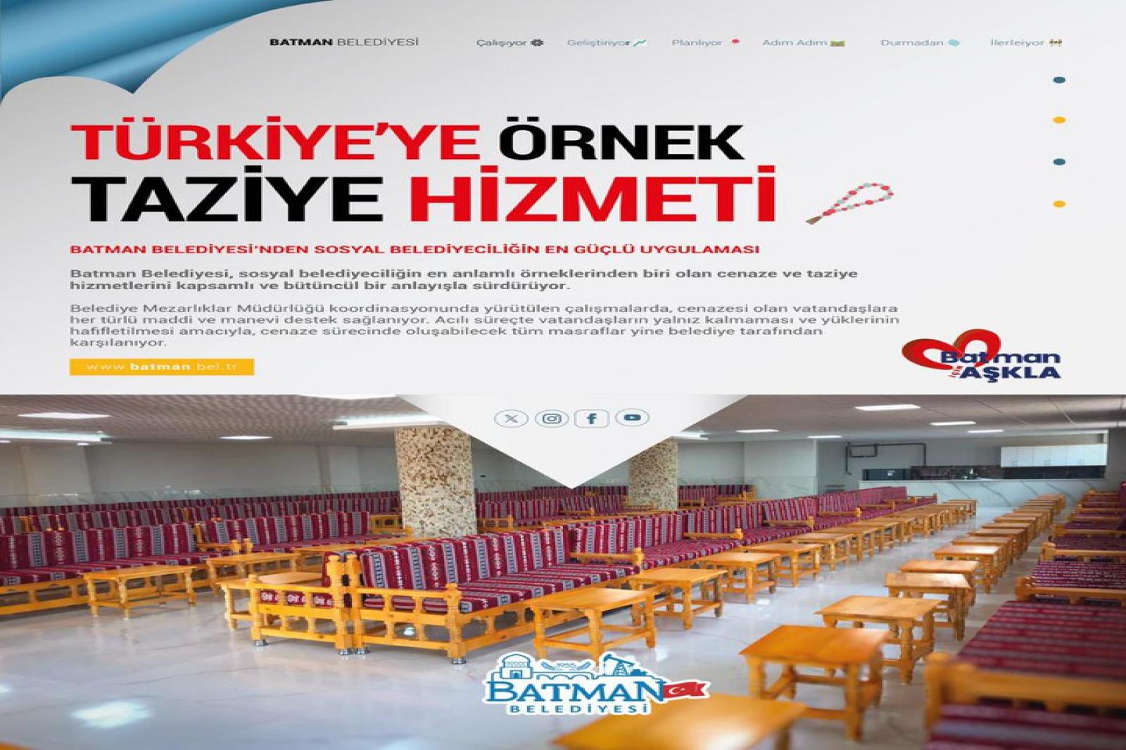 BATMAN BELEDİYESİ’NDEN SOSYAL BELEDİYECİLİĞİN EN GÜÇLÜ UYGULAMASI