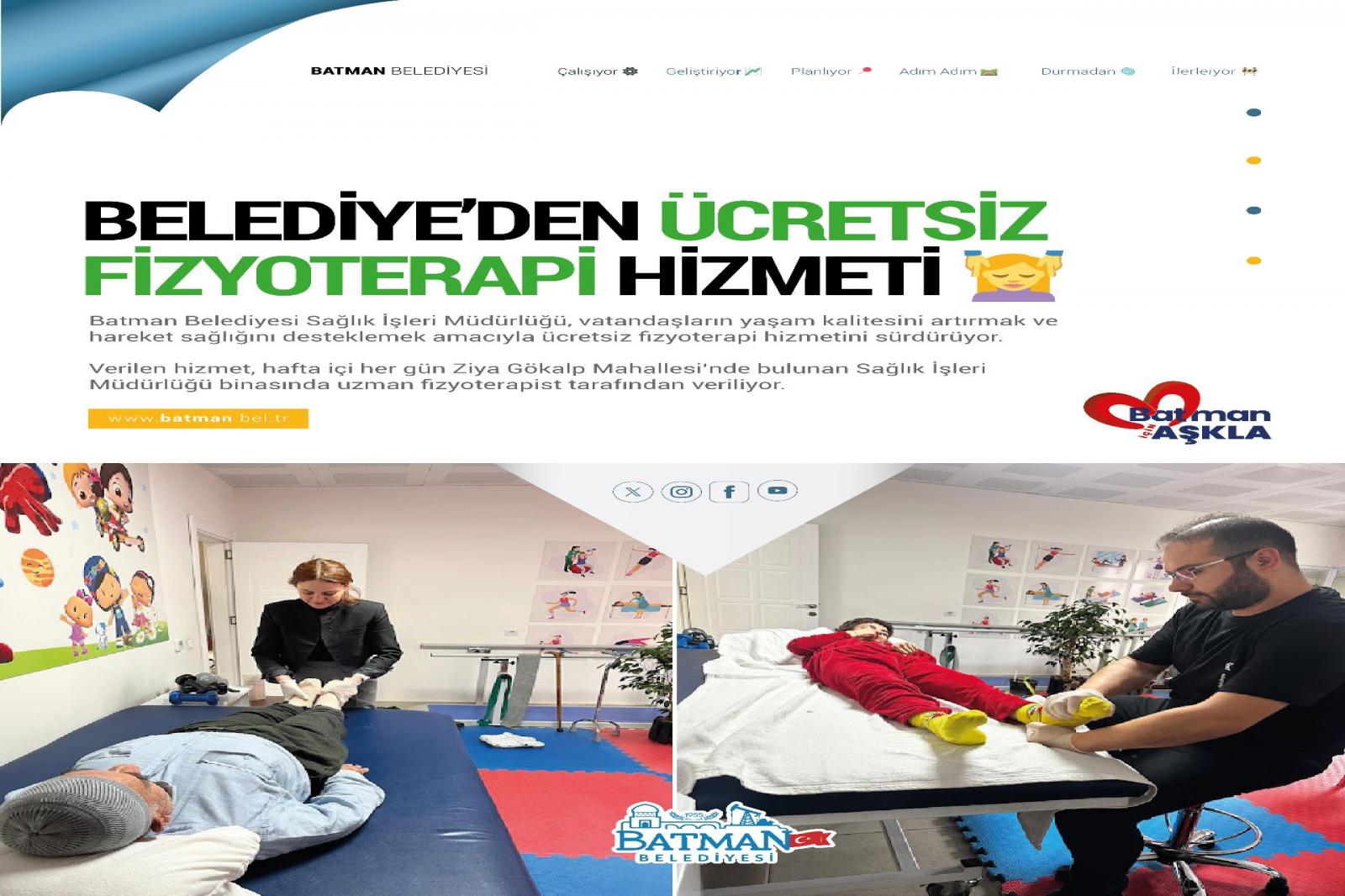 Ücretsiz Fizyoterapi Hizmeti
