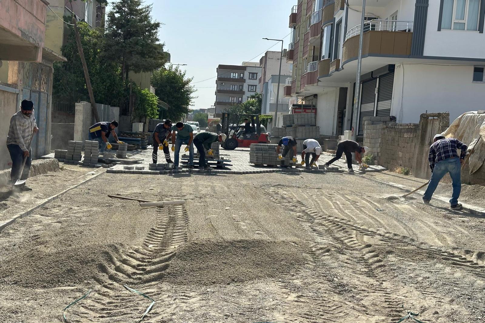 150 BİN METREKARE PARKE TAŞI DÖŞENDİ