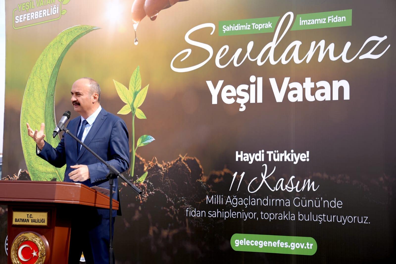 MİLLÎ AĞAÇLANDIRMA GÜNÜ’NDE 2 BİN 250 FİDAN TOPRAKLA BULUŞTU
