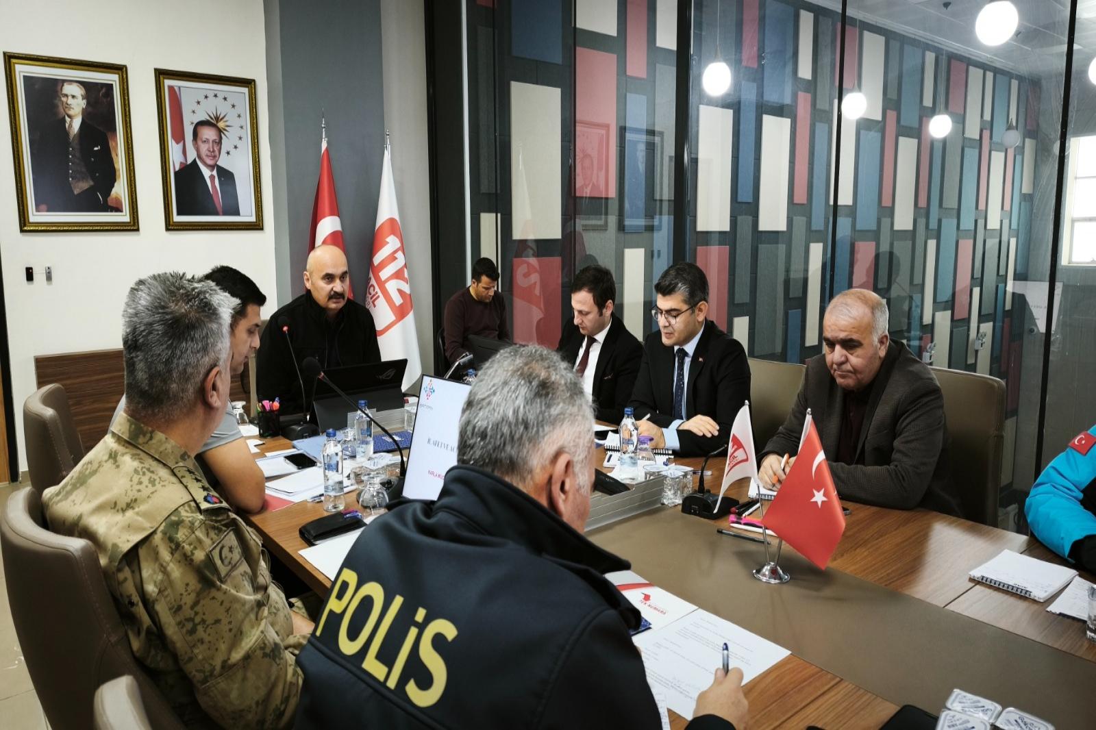  KARLA MÜCADELE KRİZ KOORDİNASYON TOPLANTISI GERÇEKLEŞTİRİLDİ