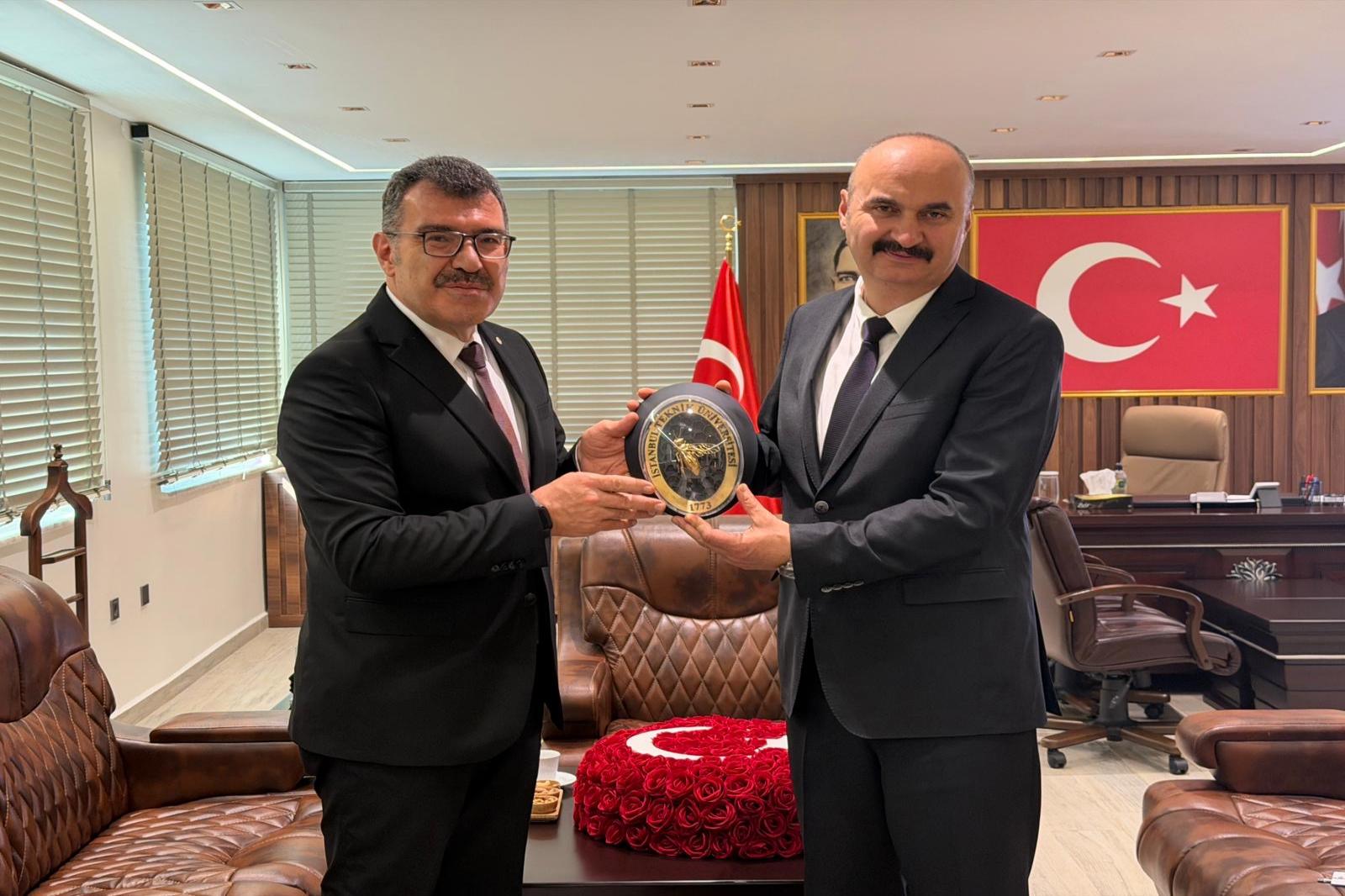 İstanbul Teknik Üniversitesi Rektörü’nden Valimiz Ekrem Canalp’e Ziyaret